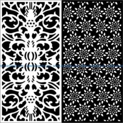 Design pattern panel screen E0005989 file cdr and dxf free vector download for Laser cutting CNC
