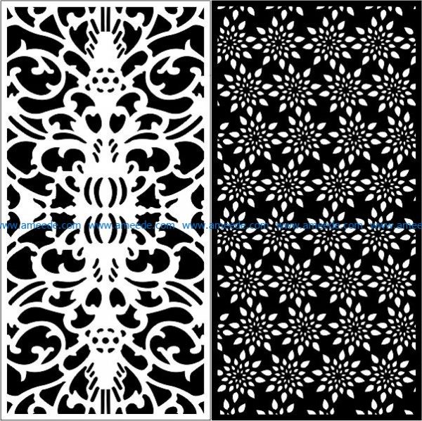 Design pattern panel screen E0005989 file cdr and dxf free vector download for Laser cutting CNC