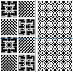 Design pattern panel screen E0005990 file cdr and dxf free vector download for Laser cutting CNC