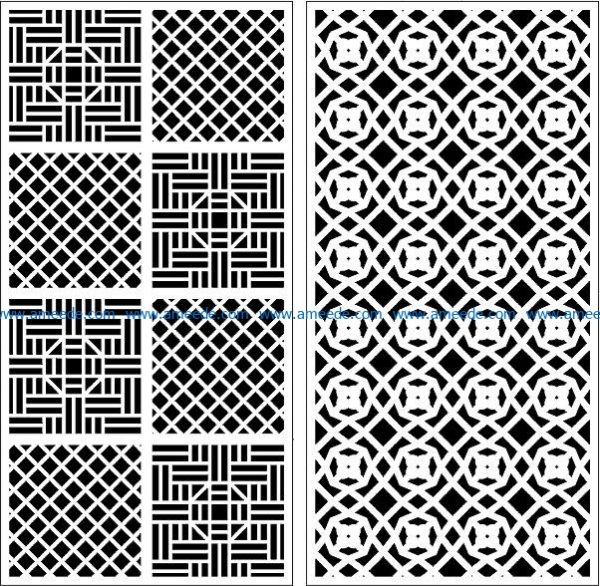 Design pattern panel screen E0005990 file cdr and dxf free vector download for Laser cutting CNC