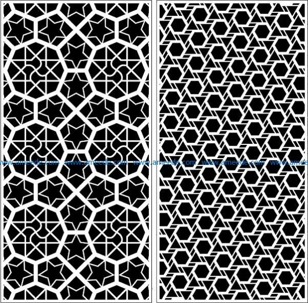 Design pattern panel screen E0005994 file cdr and dxf free vector download for Laser cutting CNC