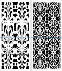 Design pattern panel screen  E0006053 file cdr and dxf free vector download for Laser cut CNC