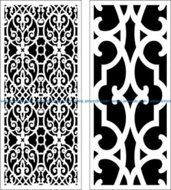 Design pattern panel screen  E0006056 file cdr and dxf free vector download for Laser cut CNC