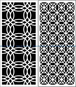 Design pattern panel screen  E0006058 file cdr and dxf free vector download for Laser cut CNC