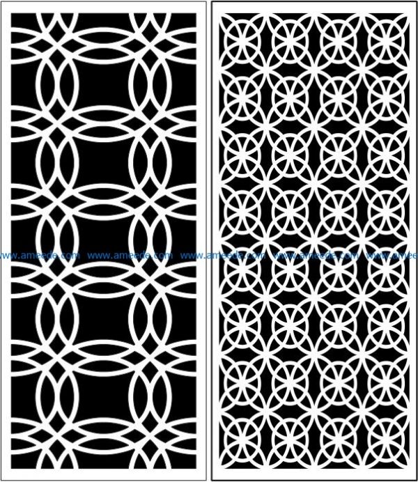 Design pattern panel screen E0006058 file cdr and dxf free vector download for Laser cut CNC