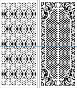 Design pattern panel screen  E0006059 file cdr and dxf free vector download for Laser cut CNC