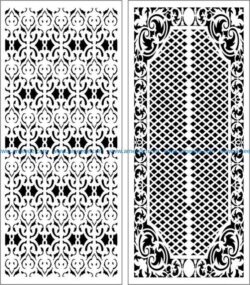 Design pattern panel screen  E0006059 file cdr and dxf free vector download for Laser cut CNC