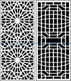 Design pattern panel screen  E0006060 file cdr and dxf free vector download for Laser cut CNC