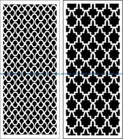Design pattern panel screen  E0006062 file cdr and dxf free vector download for Laser cut CNC