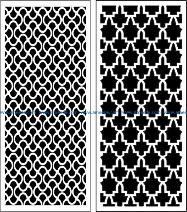 Design pattern panel screen E0006062 file cdr and dxf free vector download for Laser cut CNC