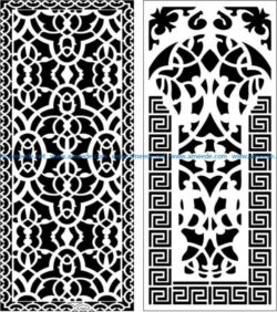 Design pattern panel screen  E0006112 file cdr and dxf free vector download for Laser cut CNC