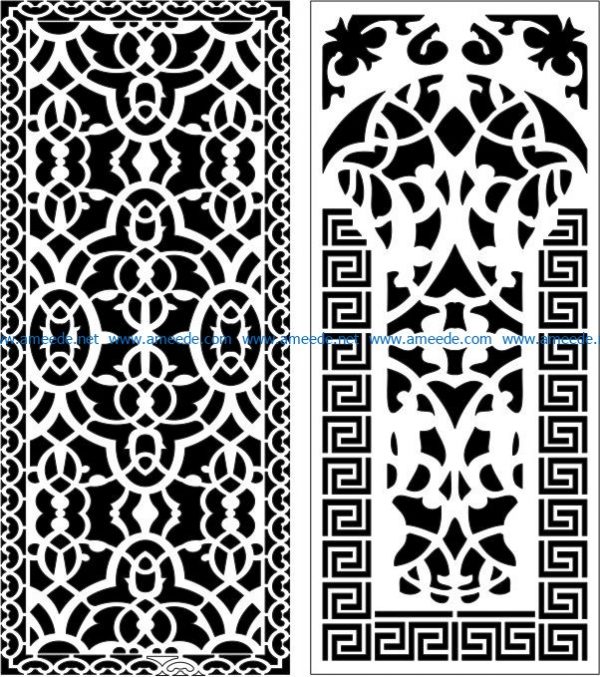 Design pattern panel screen E0006112 file cdr and dxf free vector download for Laser cut CNC Design pattern panel screen E0006112 file cdr and dxf free vector download for Laser cut CNC