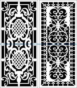 Design pattern panel screen  E0006114 file cdr and dxf free vector download for Laser cut CNC