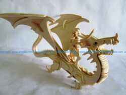 Dragon assembly model file cdr and dxf free vector download for Laser cut CNC