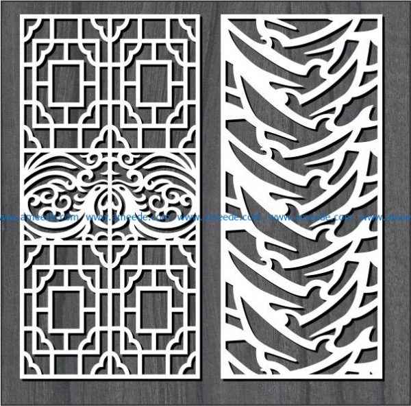 Eastern design features file cdr and dxf free vector download for Laser cut CNC