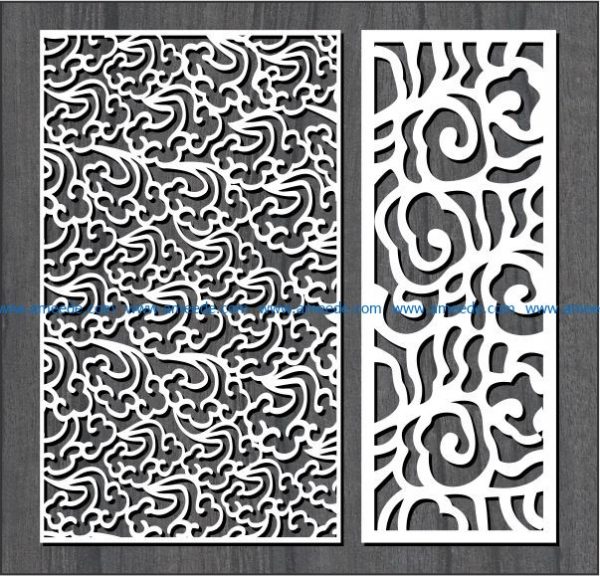 Fire smoke pattern design file cdr and dxf free vector download for Laser cut CNC
