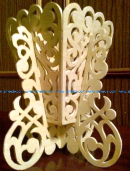 Flower Vase Light file cdr and dxf free vector download for Laser cut CNC