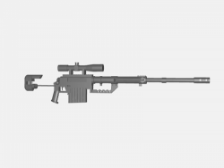 Gun SRR-61 file stl and mtl obj vector free 3d model download for CNC or 3d print