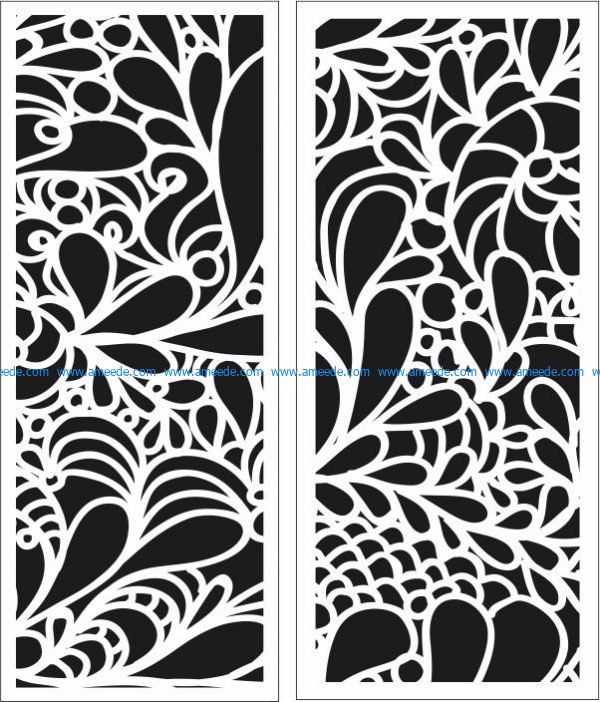 Impressive leaf bulkhead file cdr and dxf free vector download for Laser cut CNC