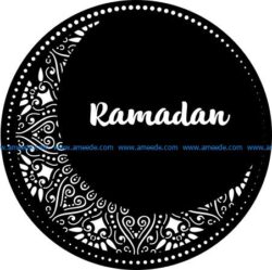 Islamic Ramadan file cdr and dxf free vector download for printers or laser