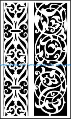 Islamic pattern file cdr and dxf free vector download for CNC cut
