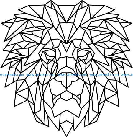 Lion head pieces file cdr and dxf free vector download for Laser cut plasma