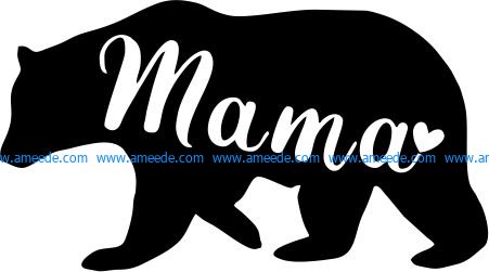 Mama beer file cdr and dxf free vector download for printers or laser engraving machines