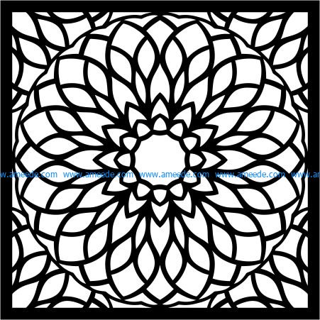 Manlada decorative motifs file cdr and dxf free vector download for Laser cut Plasma file Decal