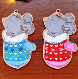 Mouse in gloves file cdr and dxf free vector download for Laser cut