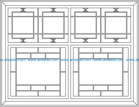Oriental cabinet design template file cdr and dxf free vector download for Laser cut CNC