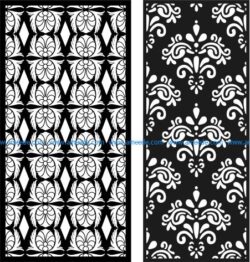 Ottoman Stencils file cdr and dxf free vector download for Laser cut CNC