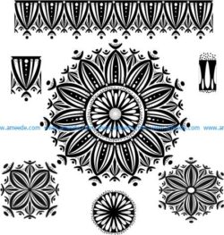 Pearl dome pattern file cdr and dxf free vector download for Laser
