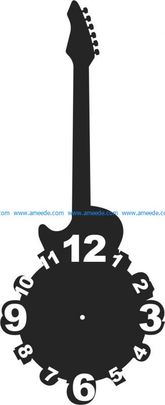 Rock wall clock file cdr and dxf free vector download for Laser cut CNC