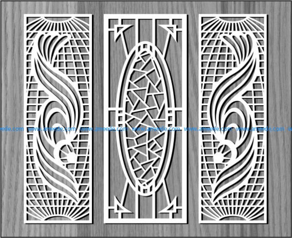 Strange toxic pattern free vector download for Laser cut CNC