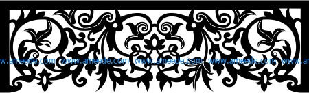 The most beautiful curtain frame in the fair file cdr and dxf free vector download for Laser cut CNC