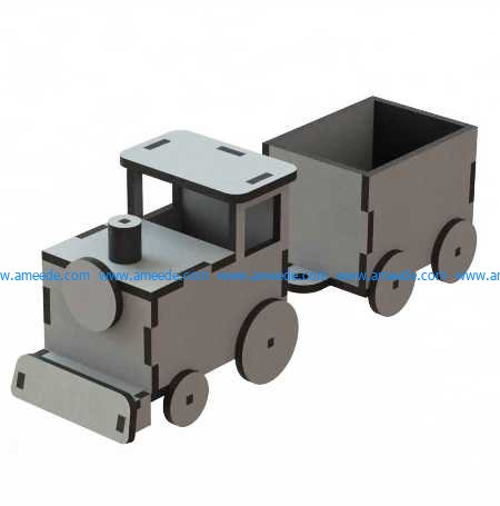 Toy train for babies file cdr and dxf free vector download for Laser cut CNC