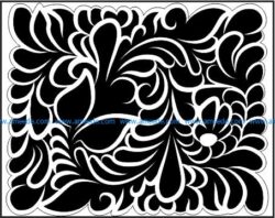 Unique decorative leaves file cdr and dxf free vector download for printers or laser engraving machines