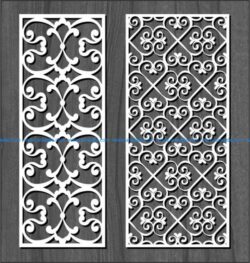 White spiral pattern file cdr and dxf free vector download for Laser cut CNC