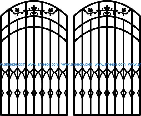 Window bars file cdr and dxf free vector download for Laser cut plasma