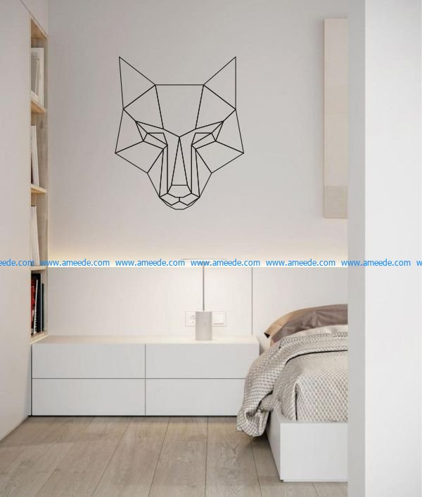 Wolf file cdr and dxf free vector download for Laser cut plasma