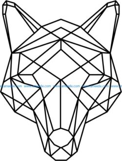 Wolf head art file cdr and dxf free vector download for Laser cut plasma