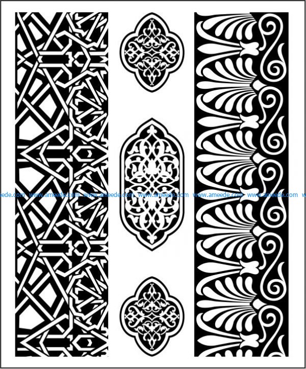 Wood carving art mdf file cdr and dxf free vector download for CNC cut
