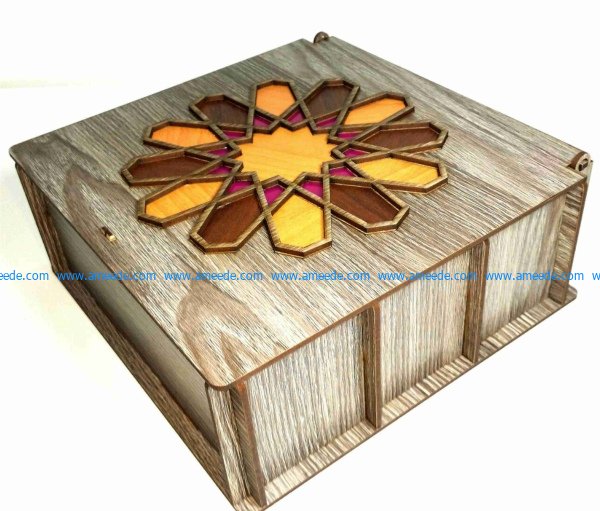 Wooden boxes for gifts file cdr and dxf free vector download for Laser cut CNC