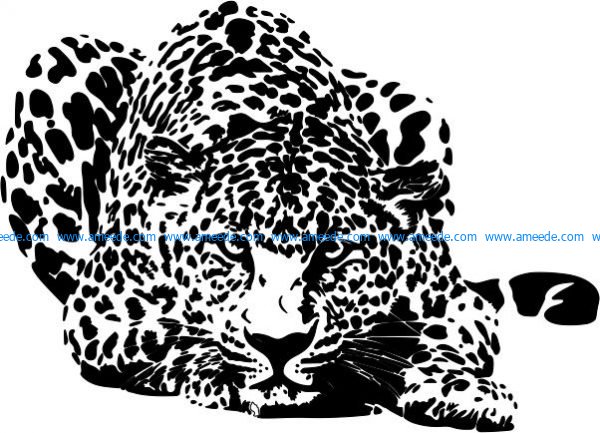 art panther file cdr and dxf free vector download for Laser cut Plasma file Decal