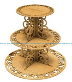 circular cake shelf 2 floors 3 floors 4 floors