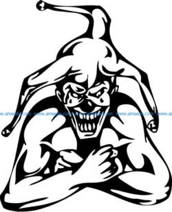 comedian in circus file cdr and dxf free vector download for printers or laser engraving machines