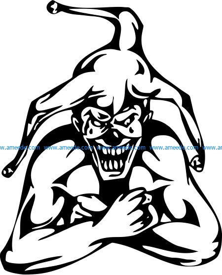 comedian in circus file cdr and dxf free vector download for printers or laser engraving machines