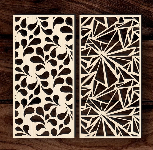 Designing a living room partition file cdr and dxf free vector download for Laser cut CNC