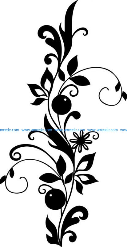 Passion fruit flower file cdr and dxf free vector download for Laser cut plasma