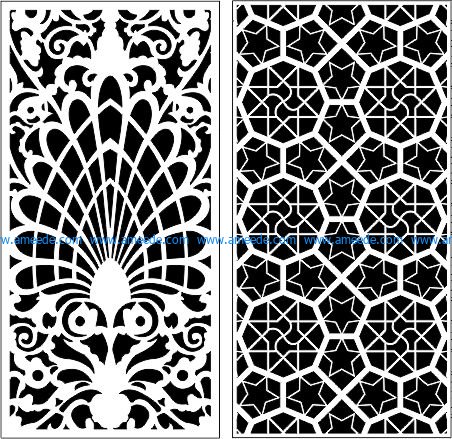 honeycomb bulkhead design file cdr and dxf free vector download for Laser cut CNC